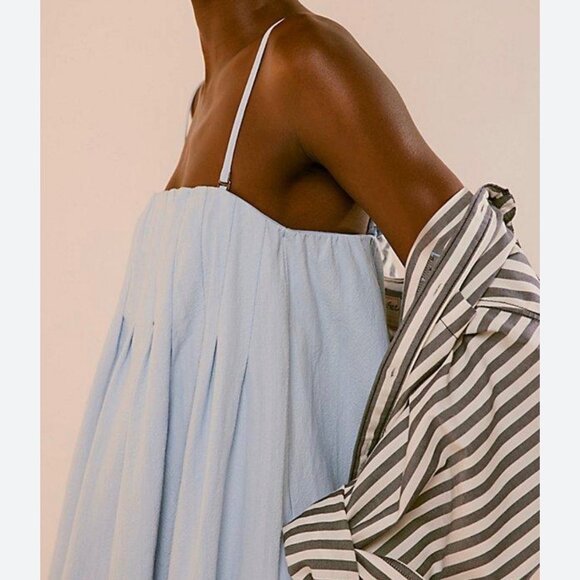Free People Light Blue Maxi Dress - Picture 4 of 9